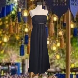 Elegant Black Strapless Dress